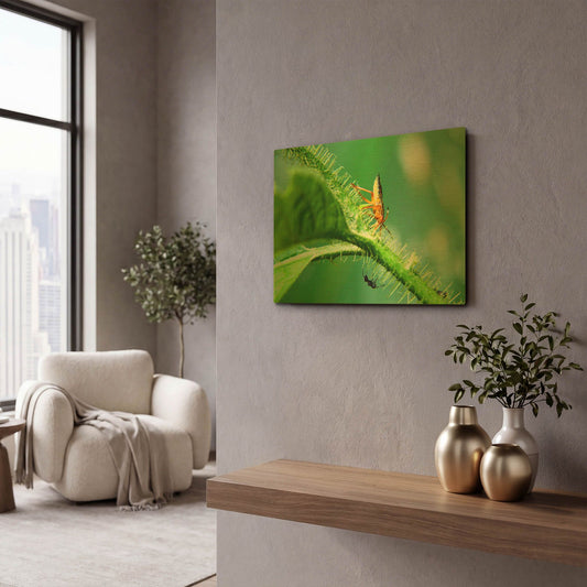 'Two Lane Highway' By Dana Brett Munach Gold Metal Wall Art