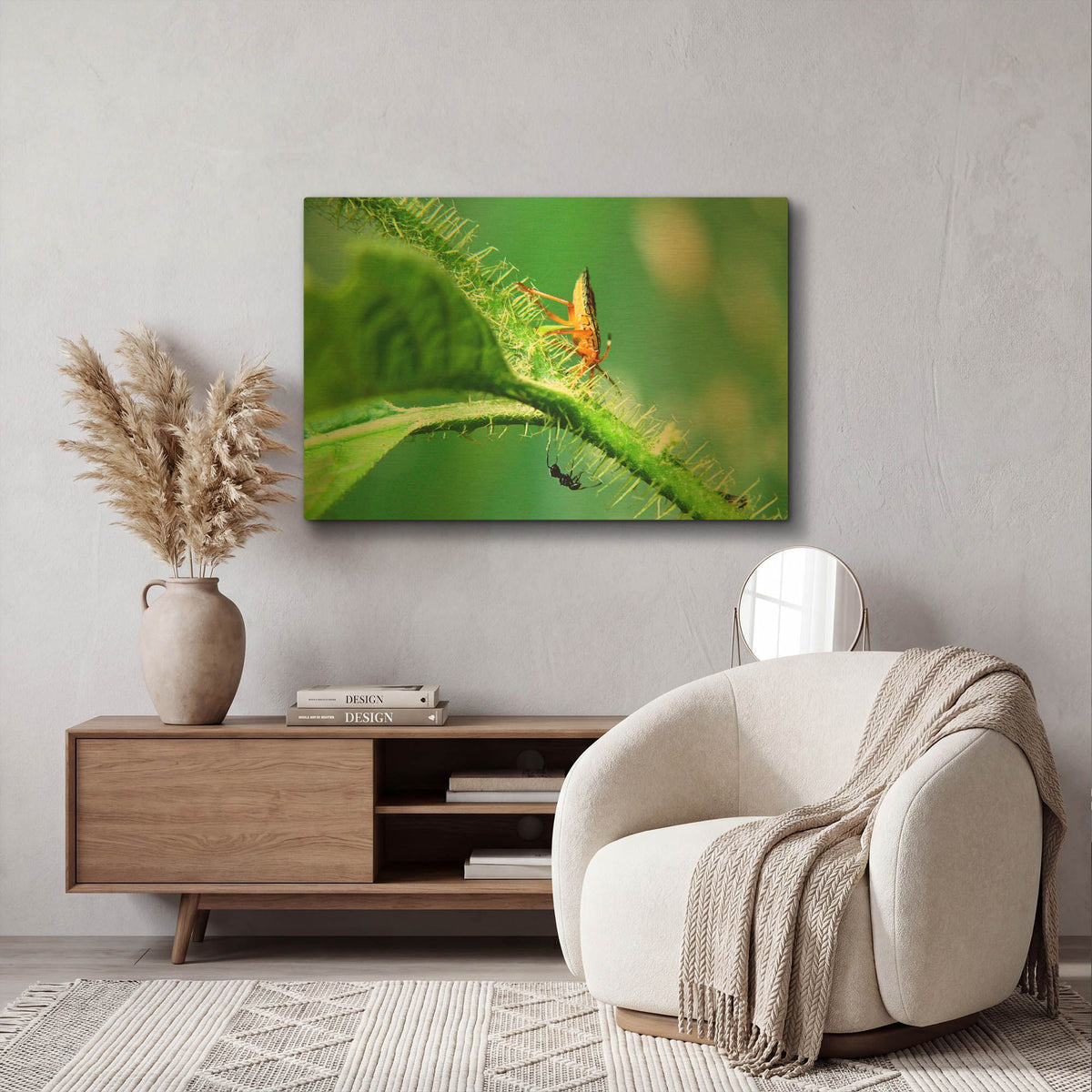 'Two Lane Highway' By Dana Brett Munach Gold Metal Wall Art