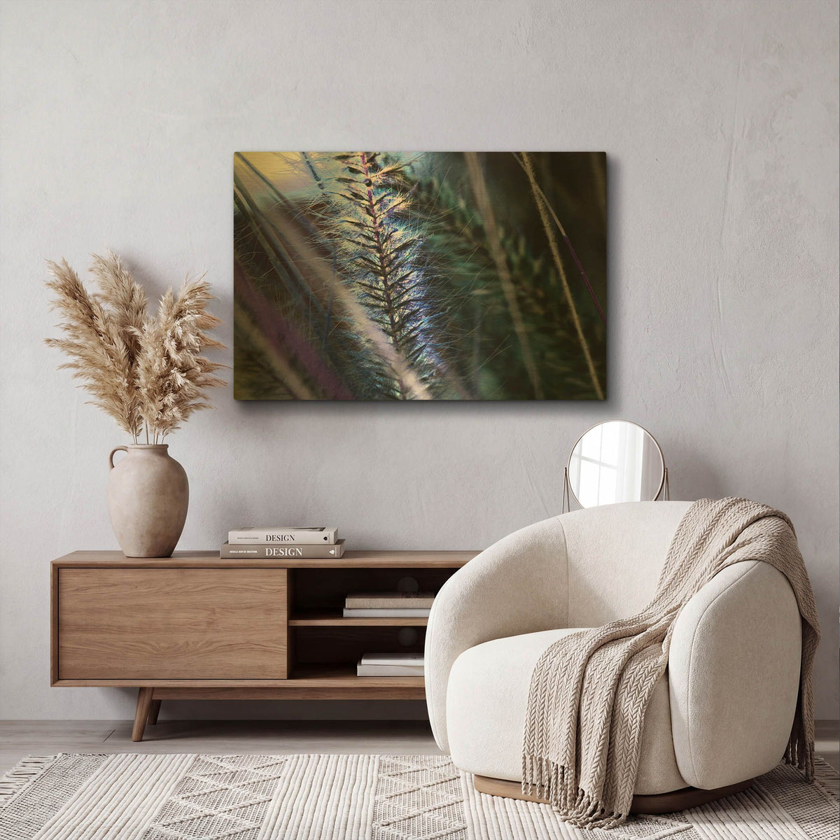 'Willow' By Dana Brett Munach Gold Metal Wall Art