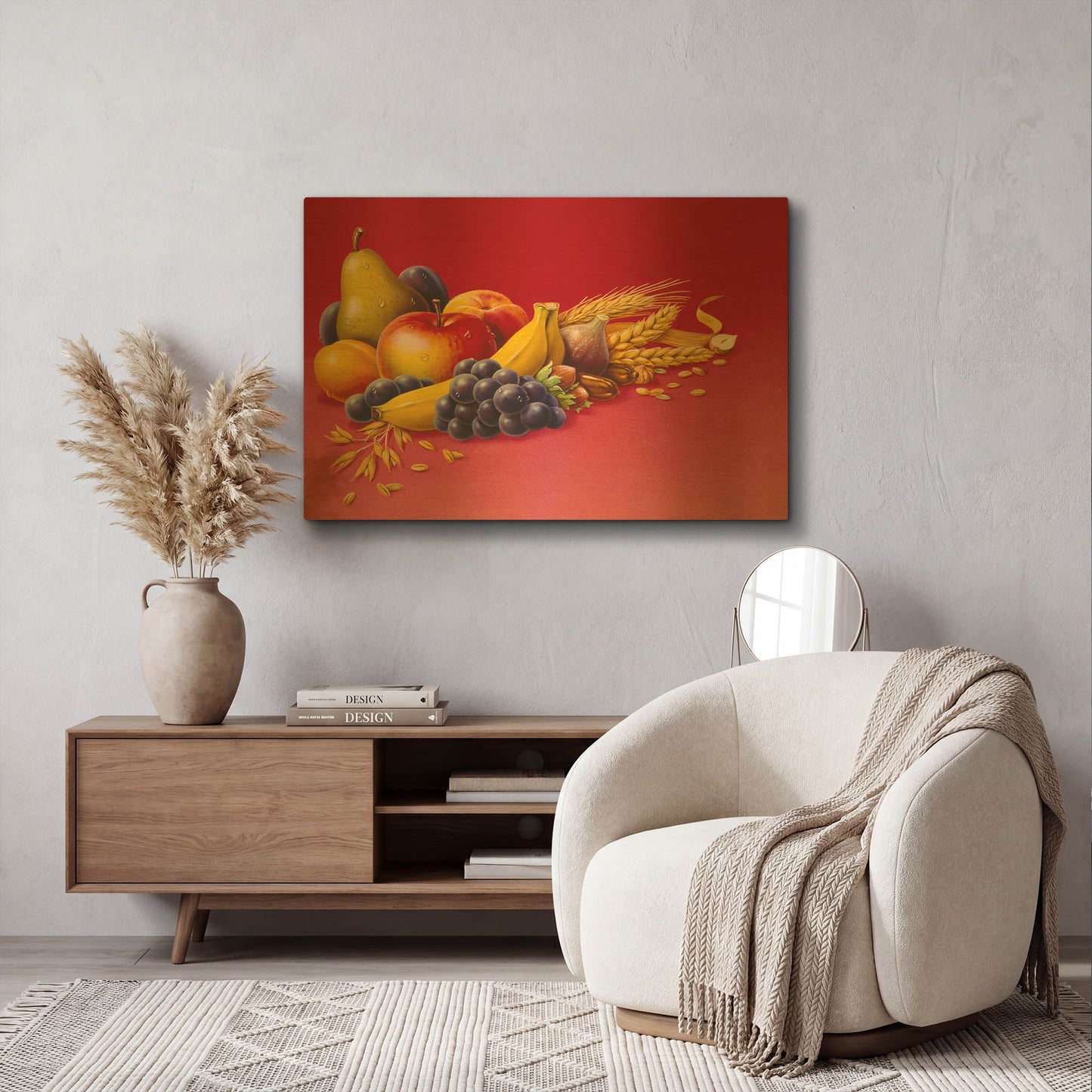 'Fruit' By Harro Maass Gold Metal Wall Art