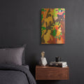 'Cat Shapes' By Holly McGee Gold Metal Wall Art