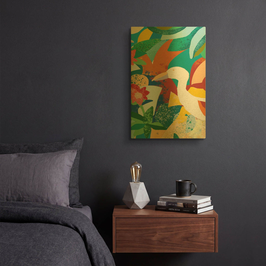 'Sea Bird' By Holly McGee Gold Metal Wall Art