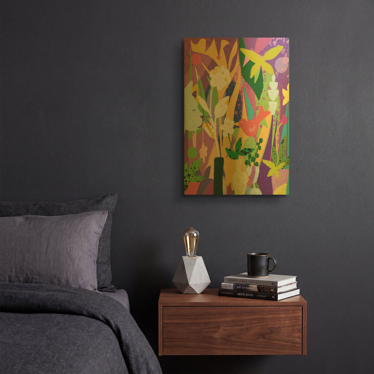 'New Friends' By Holly McGee Gold Metal Wall Art