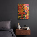 'Cupcakes With Abstract Background' By Holly McGee Gold Metal Wall Art