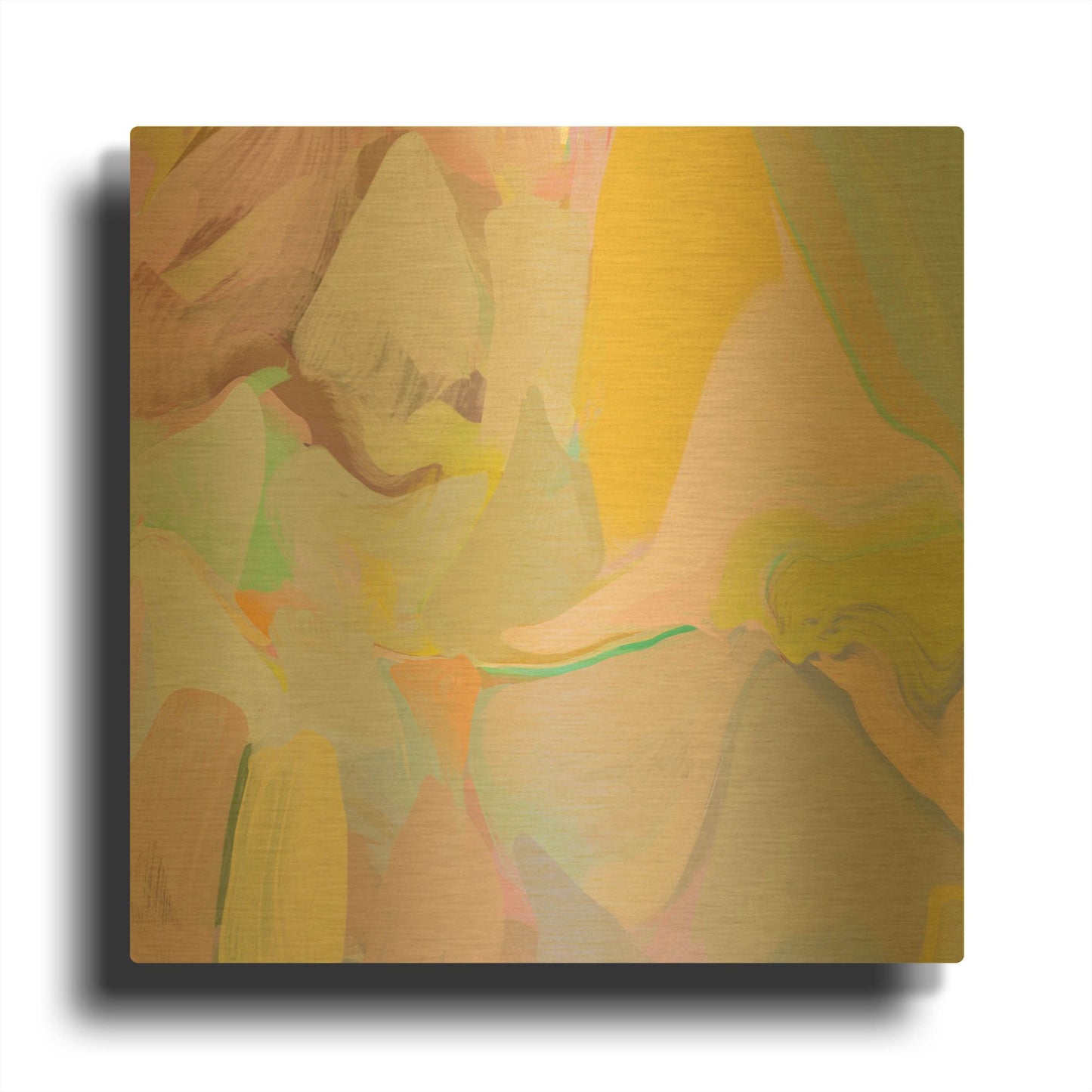 'Sunny City' By Irena Orlov Gold Metal Wall Art