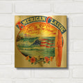 'American Classic' By James Mazzotta Gold Metal Wall Art