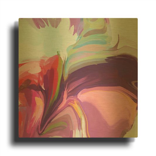'Desert Mirage 23' By Irena Orlov Gold Metal Wall Art