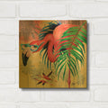'Cool Flamingoes' By James Mazzotta Gold Metal Wall Art