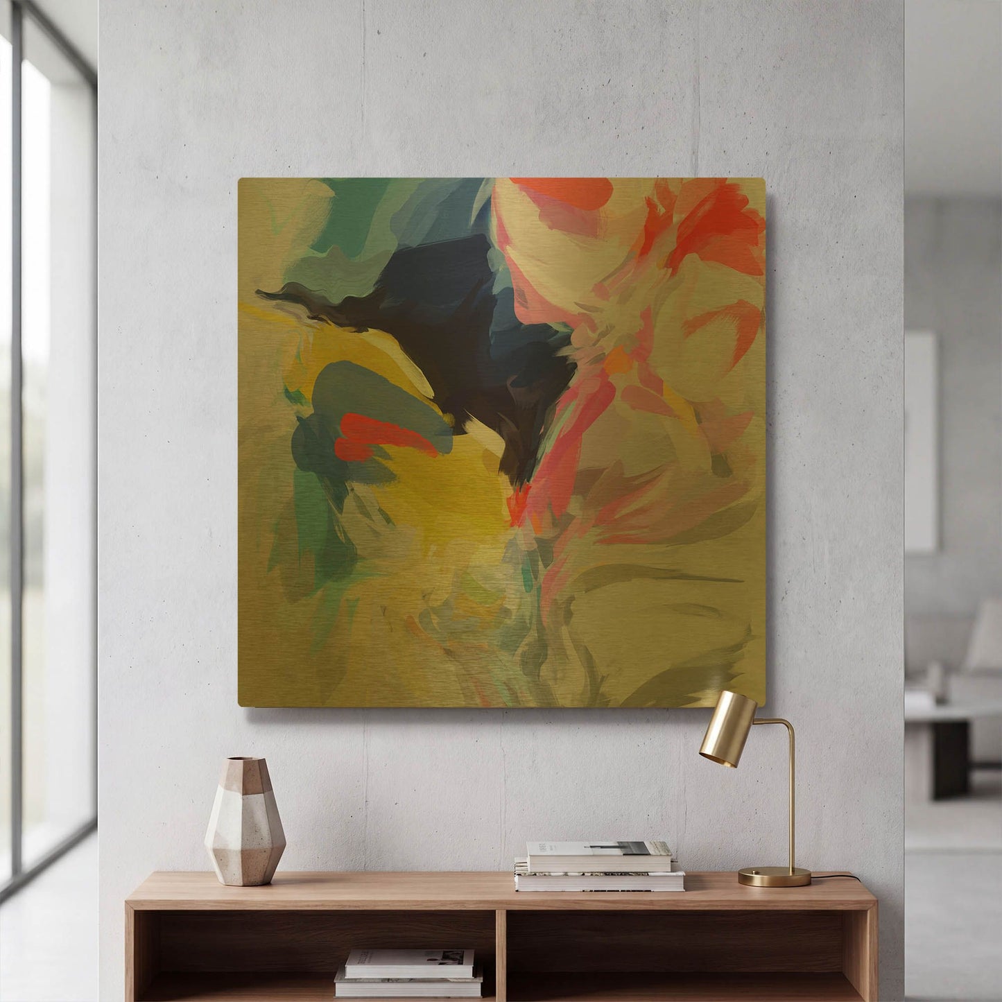 'Divine Potential 3' By Irena Orlov Gold Metal Wall Art