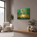 'Mermaid Clipper' By James Mazzotta Gold Metal Wall Art