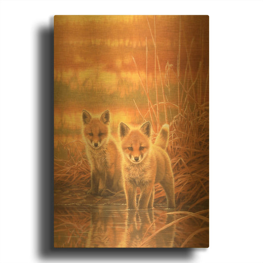 'Feeling Of Spring' By Joh Naito Gold Metal Wall Art