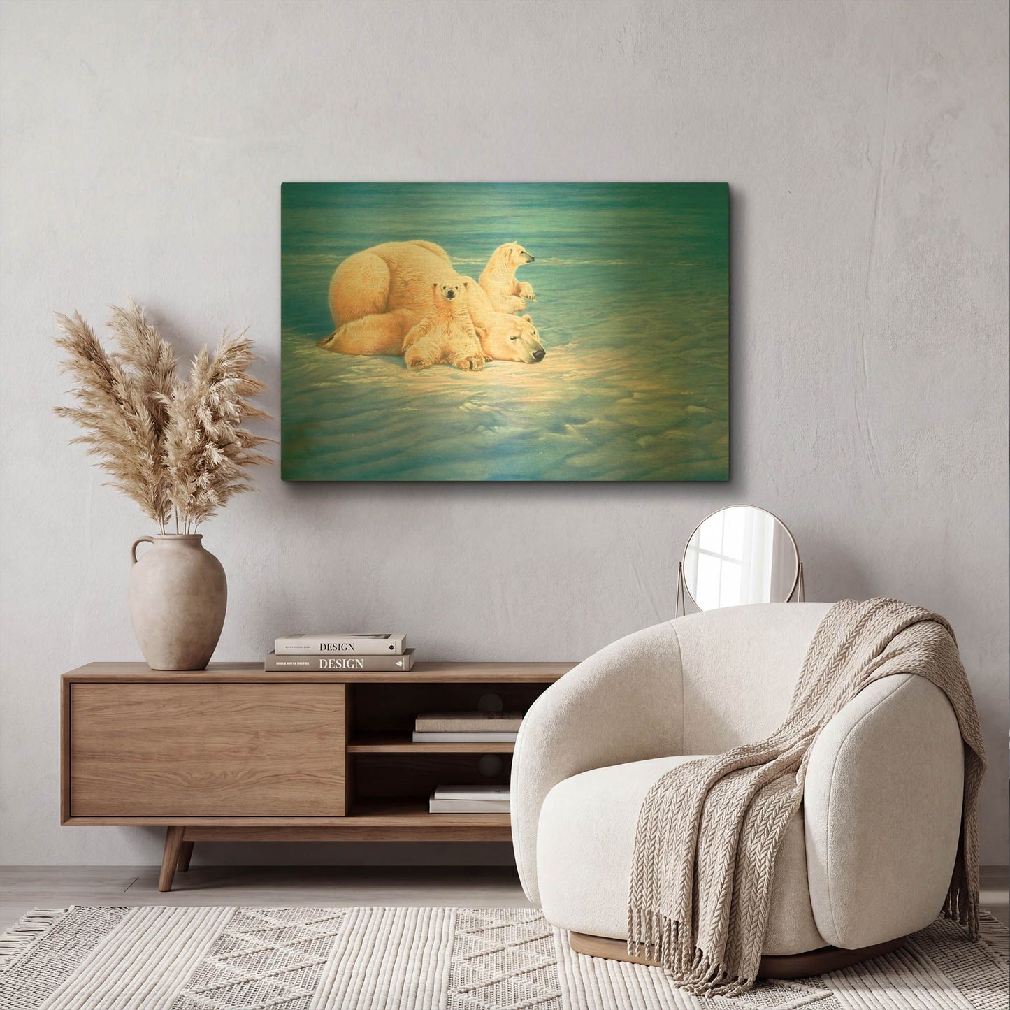 'Good Boy Spany' By Joh Naito Gold Metal Wall Art