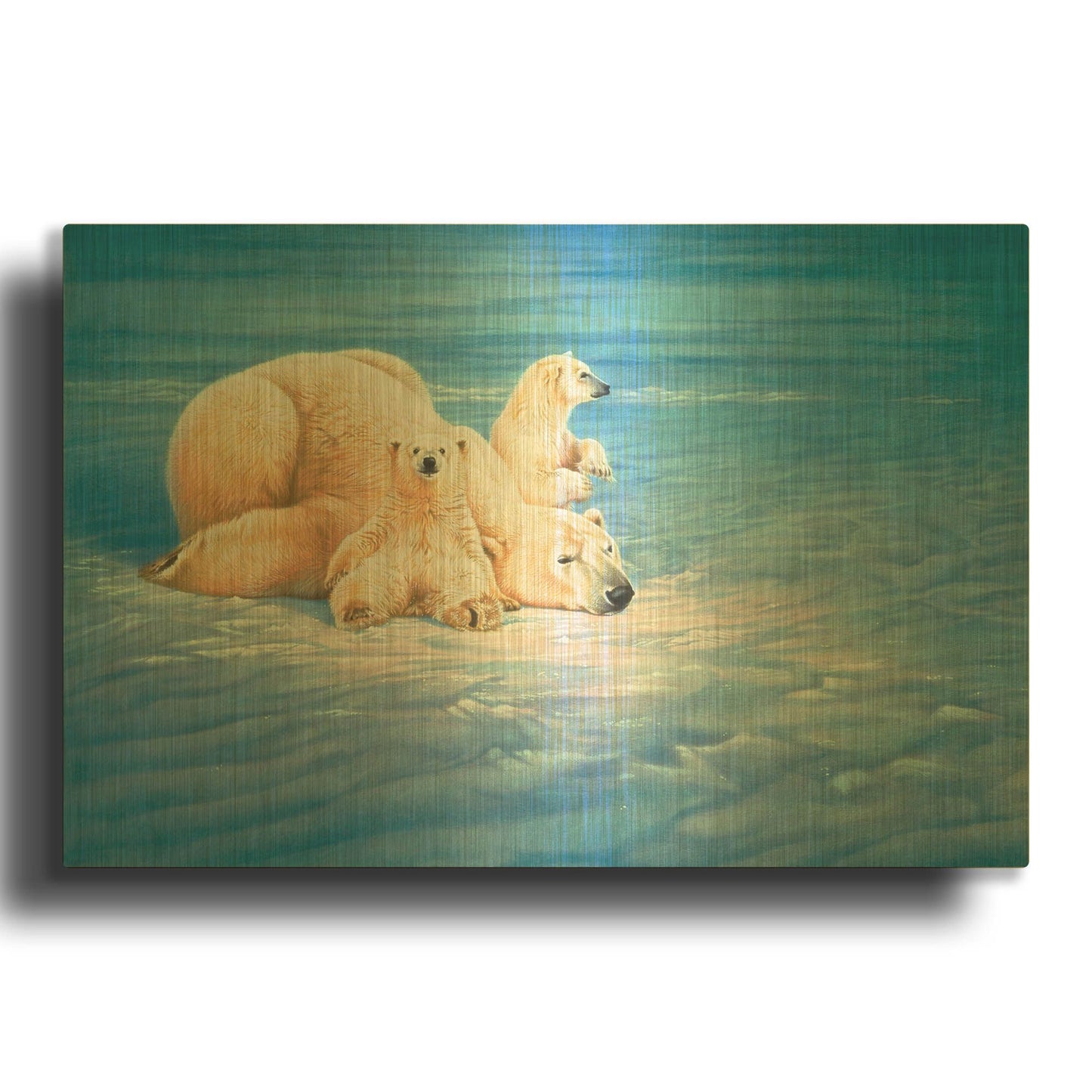 'Good Boy Spany' By Joh Naito Gold Metal Wall Art