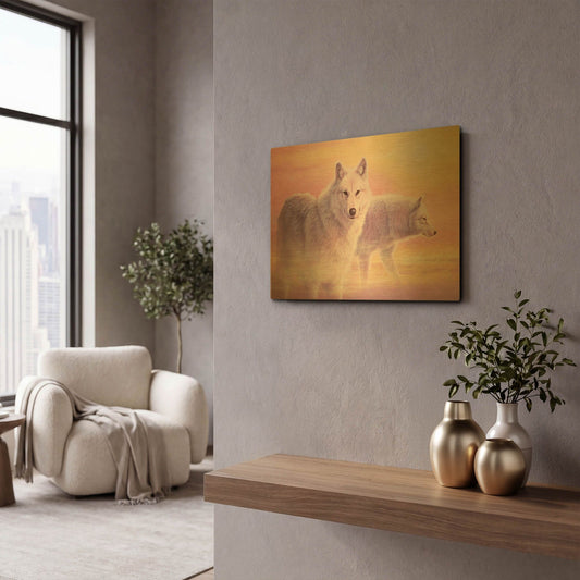 'Grace' By Joh Naito Gold Metal Wall Art