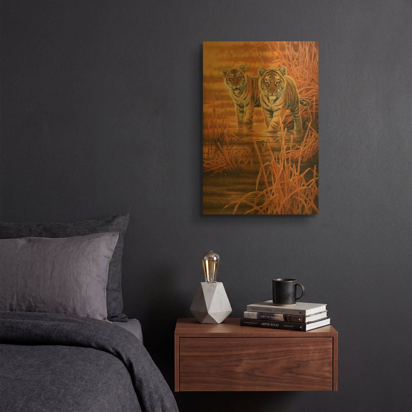 'In The Morning Sun' By Joh Naito Gold Metal Wall Art
