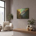 'Remaining' By Joh Naito Gold Metal Wall Art