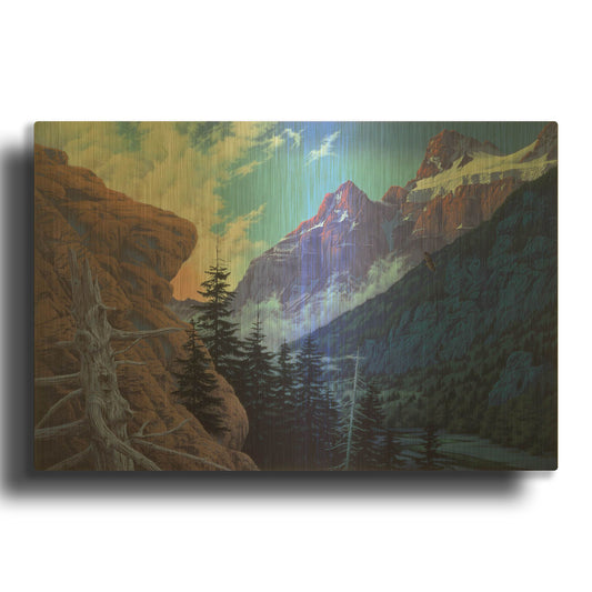 'Remaining' By Joh Naito Gold Metal Wall Art