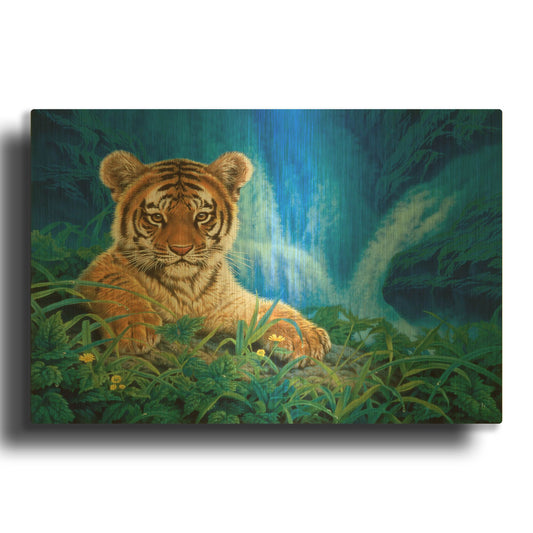 'Summer Fragrance' By Joh Naito Gold Metal Wall Art
