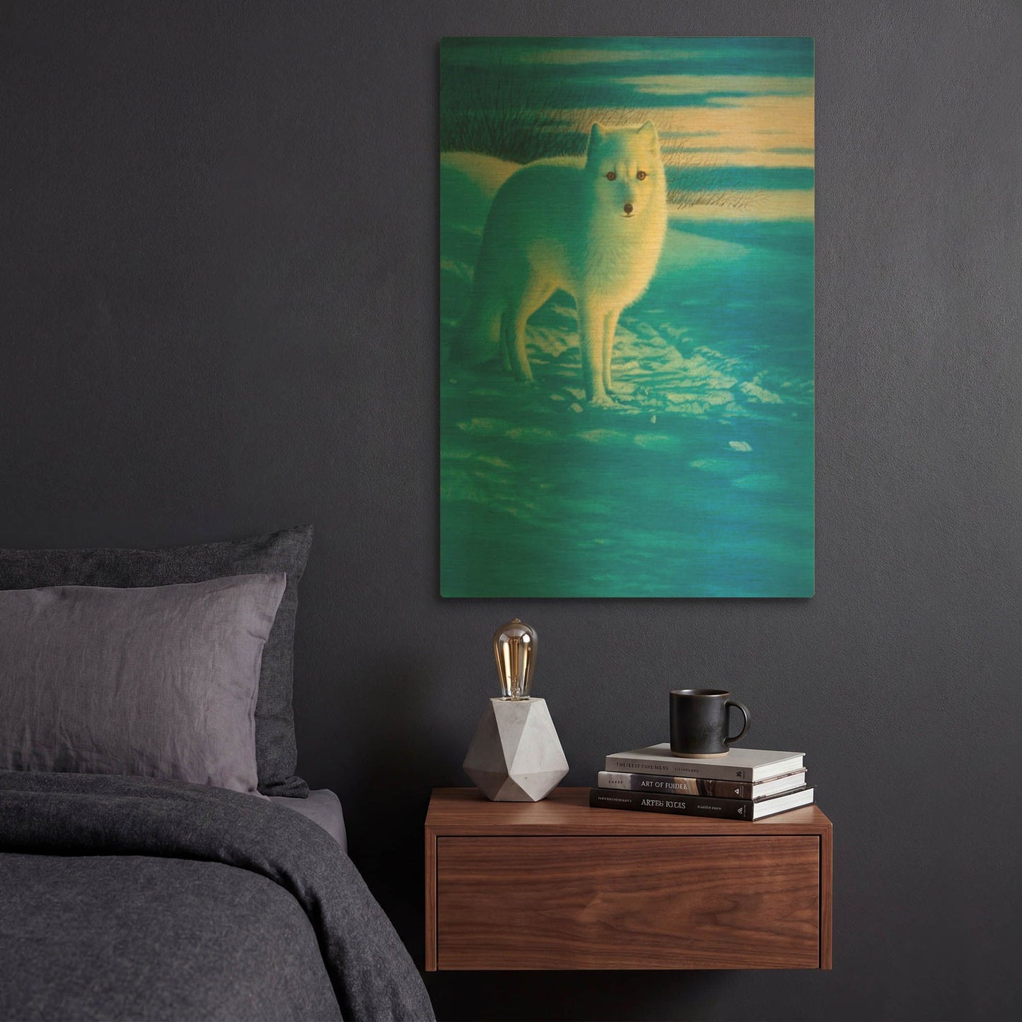 'The Pupil' By Joh Naito Gold Metal Wall Art