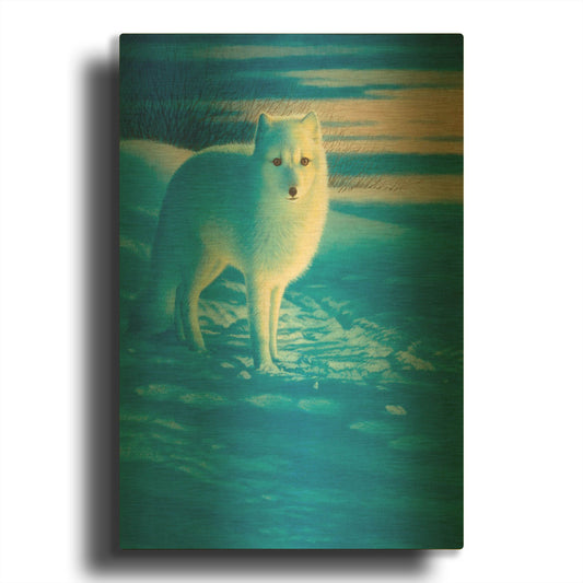 'The Pupil' By Joh Naito Gold Metal Wall Art