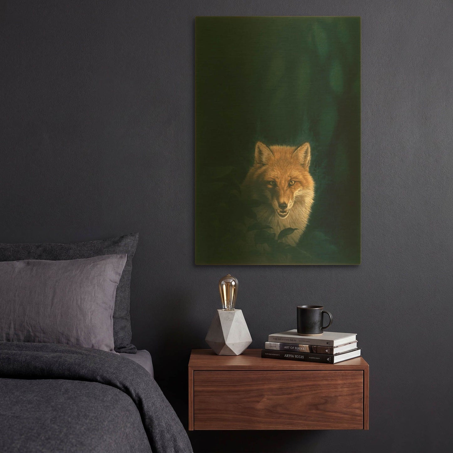 'Wild Heart' By Joh Naito Gold Metal Wall Art
