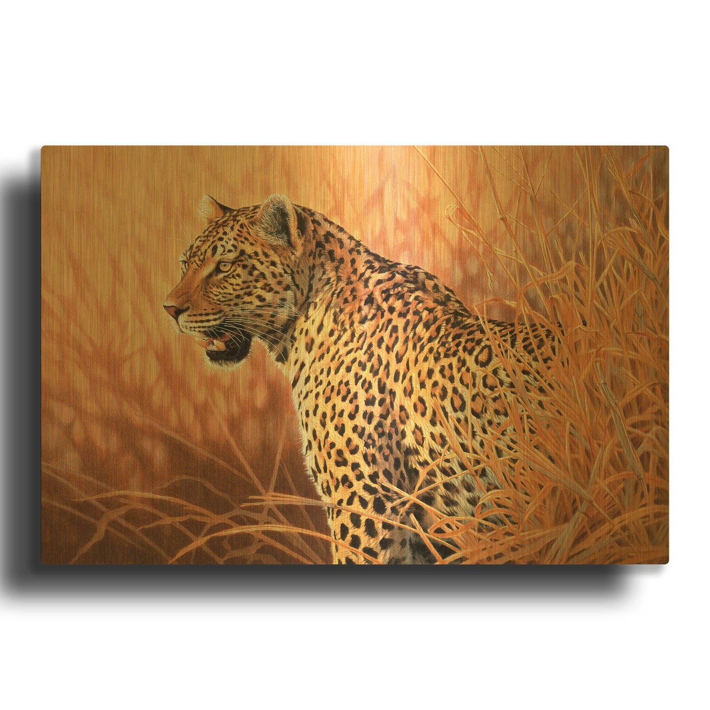 'Brave' By Joh Naito Gold Metal Wall Art