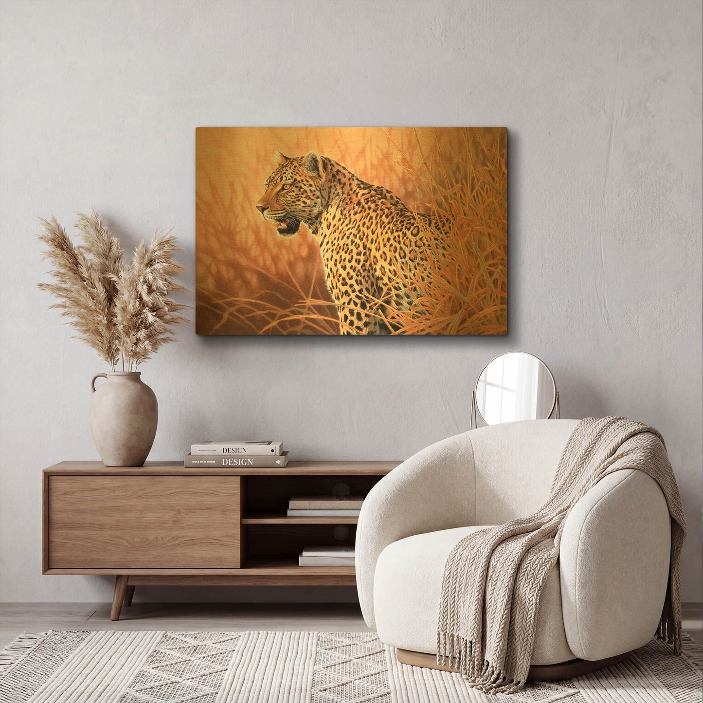 'Brave' By Joh Naito Gold Metal Wall Art