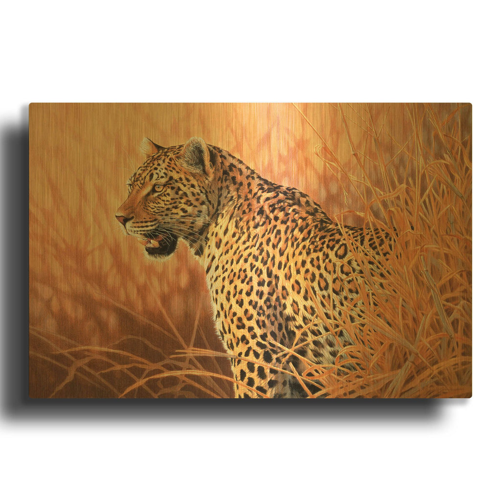'Brave' By Joh Naito Gold Metal Wall Art