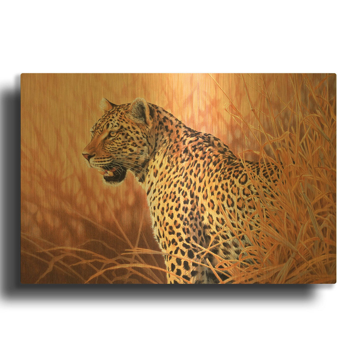 'Brave' By Joh Naito Gold Metal Wall Art