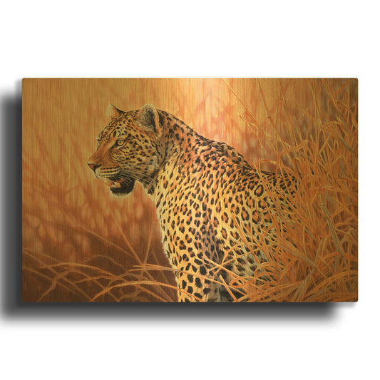 'Brave' By Joh Naito Gold Metal Wall Art