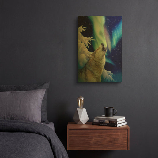 'Holy Night' By Joh Naito Gold Metal Wall Art