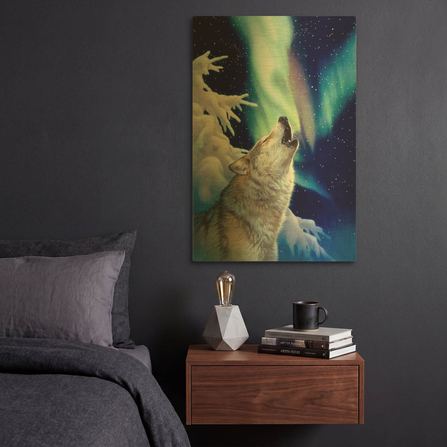 'Holy Night' By Joh Naito Gold Metal Wall Art