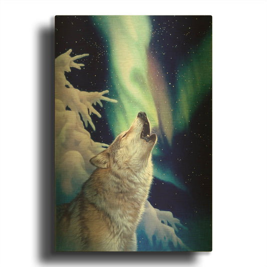 'Holy Night' By Joh Naito Gold Metal Wall Art