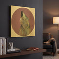 'Howling' By Joh Naito Gold Metal Wall Art