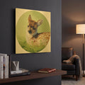 'Soft Light' By Joh Naito Gold Metal Wall Art