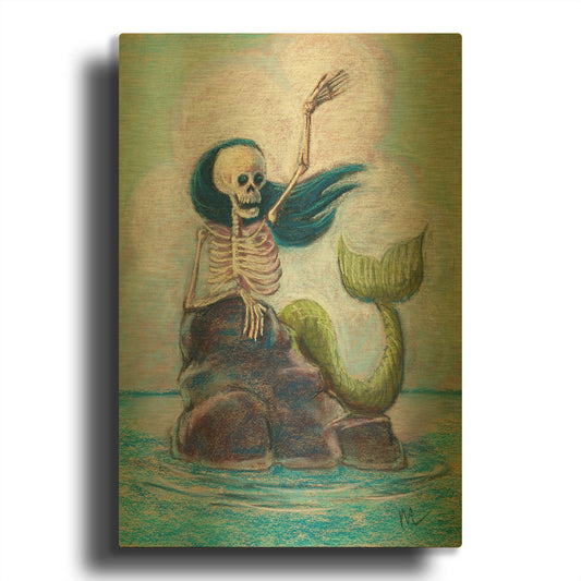 'Hello Sailor' By Marie Marfia Fine Art Gold Metal Wall Art