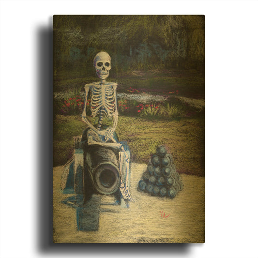 'I am Smiling' By Marie Marfia Fine Art Gold Metal Wall Art
