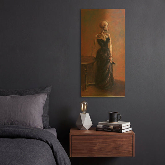 'Madame X-Ray' By Marie Marfia Fine Art Gold Metal Wall Art