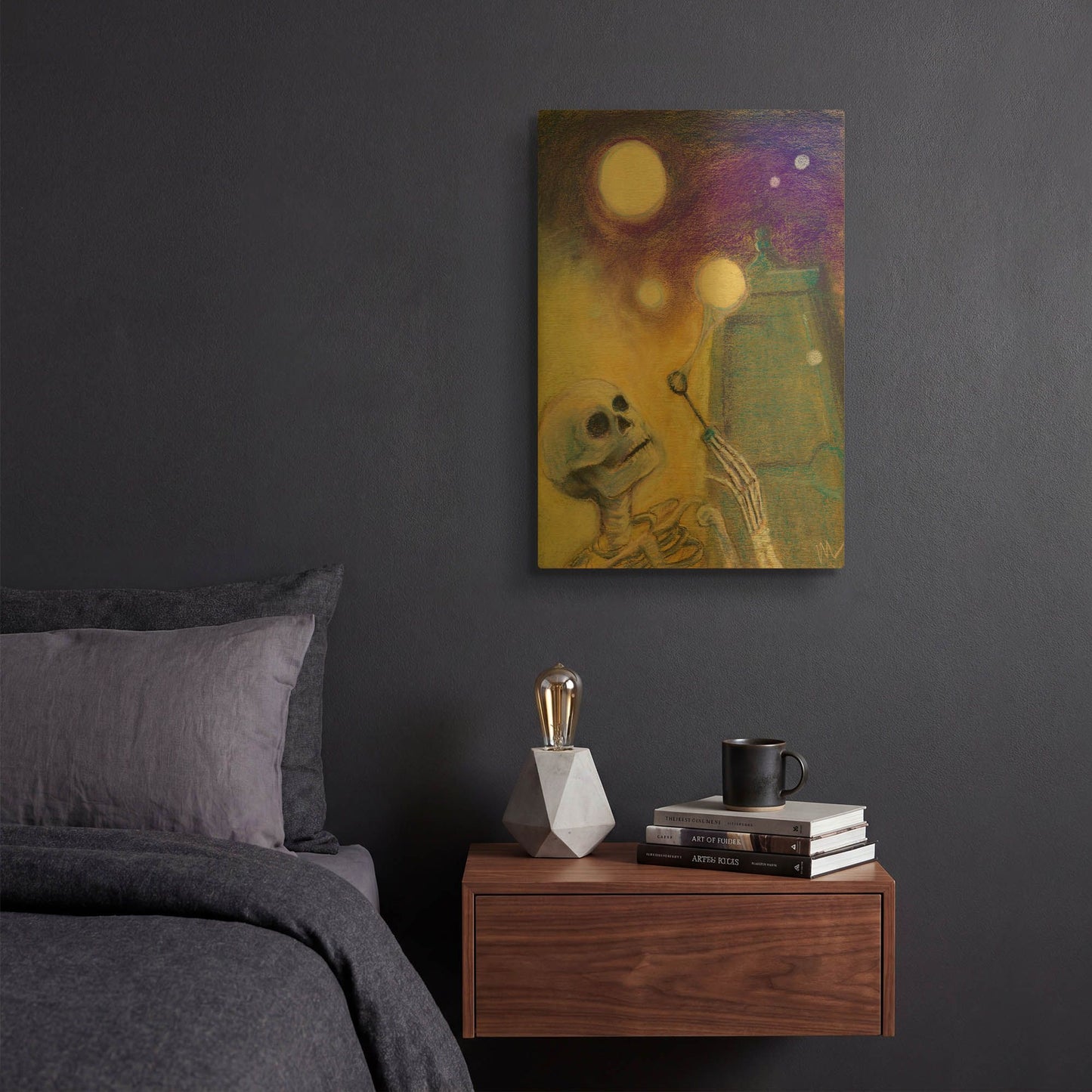 'Orbs!' By Marie Marfia Fine Art Gold Metal Wall Art
