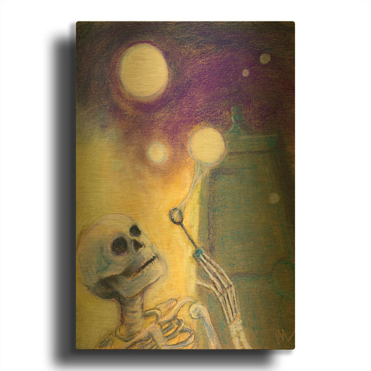 'Orbs!' By Marie Marfia Fine Art Gold Metal Wall Art