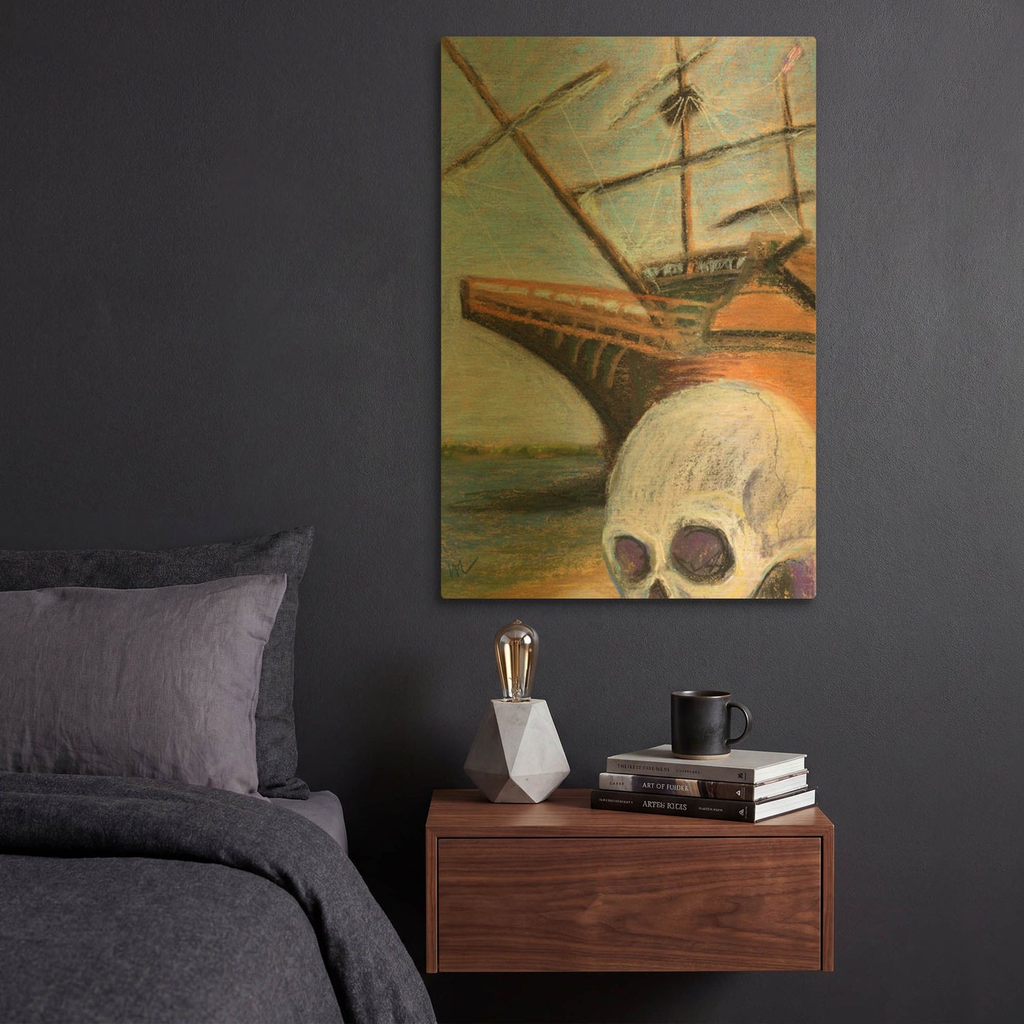 'Photobomb' By Marie Marfia Fine Art Gold Metal Wall Art