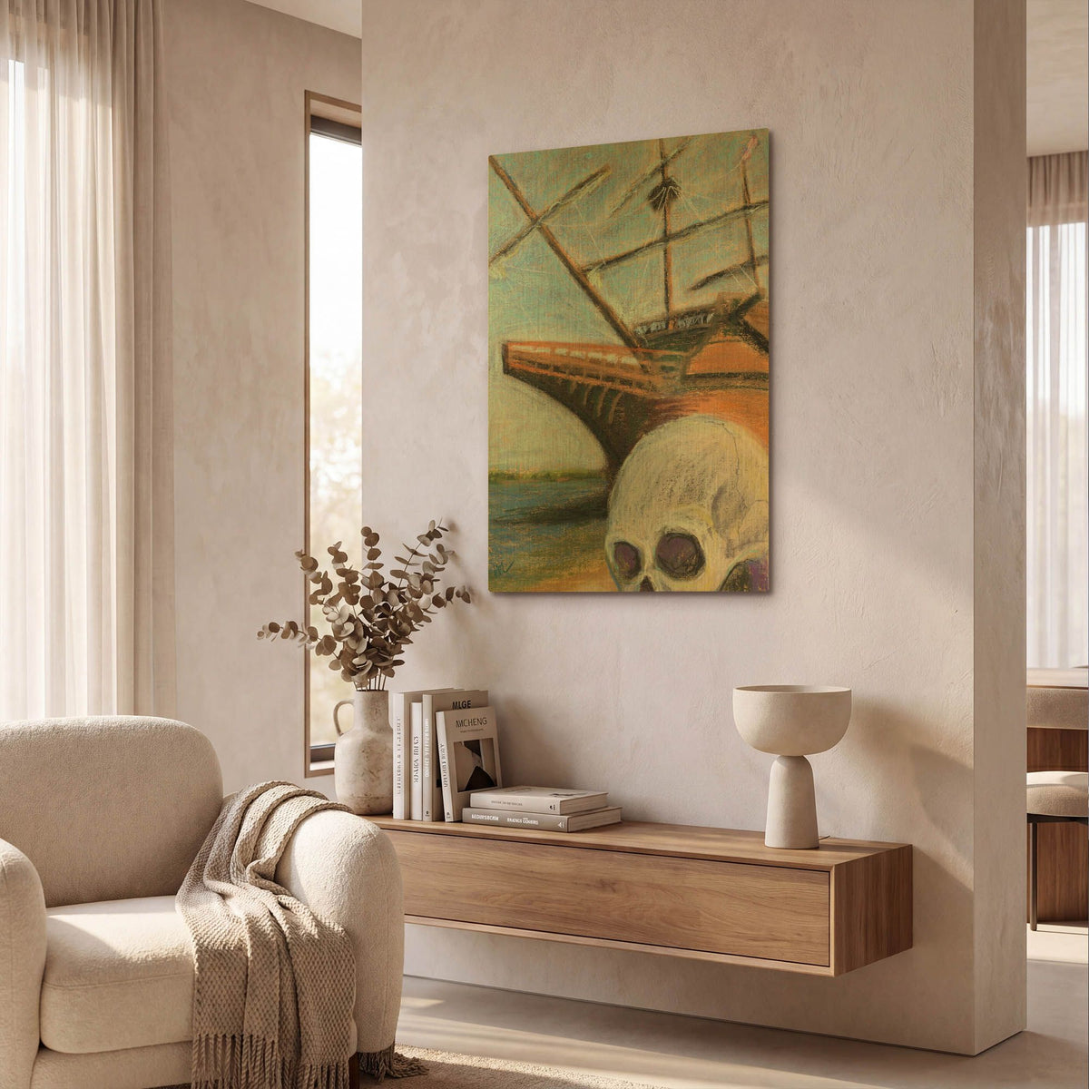 'Photobomb' By Marie Marfia Fine Art Gold Metal Wall Art
