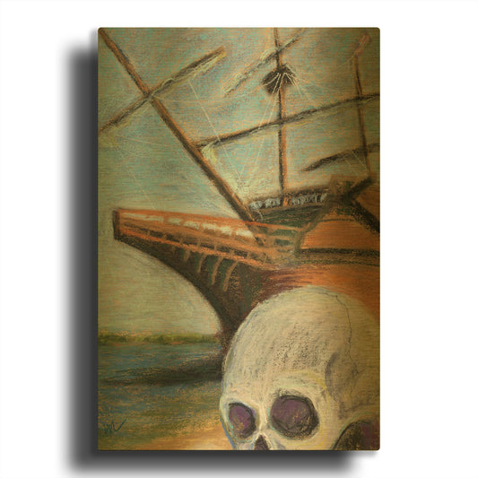 'Photobomb' By Marie Marfia Fine Art Gold Metal Wall Art