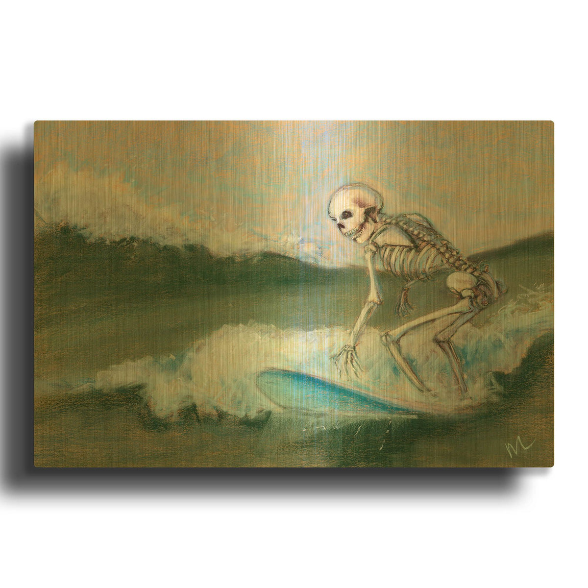 'Still Got it' By Marie Marfia Fine Art Gold Metal Wall Art