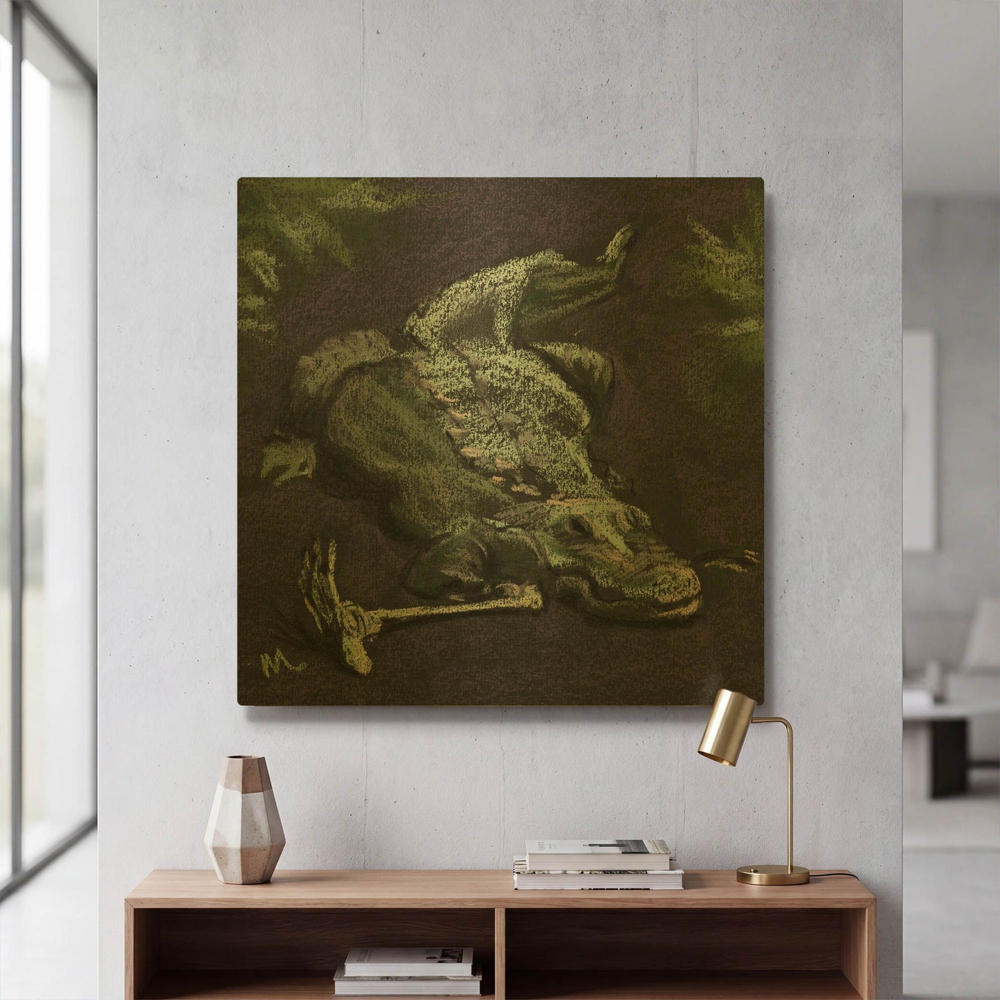 'That' By Marie Marfia Fine Art Gold Metal Wall Art