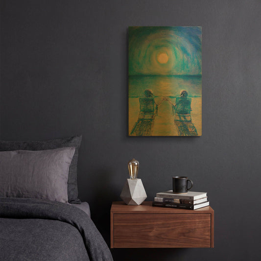 'Pull My Finger' By Marie Marfia Fine Art Gold Metal Wall Art