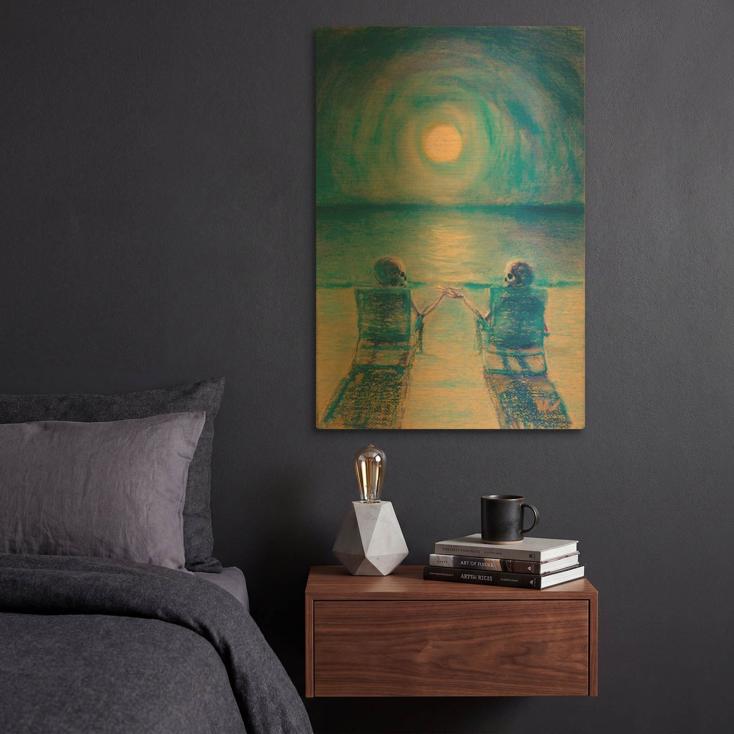 'Pull My Finger' By Marie Marfia Fine Art Gold Metal Wall Art