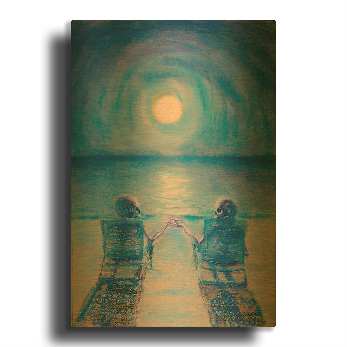 'Pull My Finger' By Marie Marfia Fine Art Gold Metal Wall Art