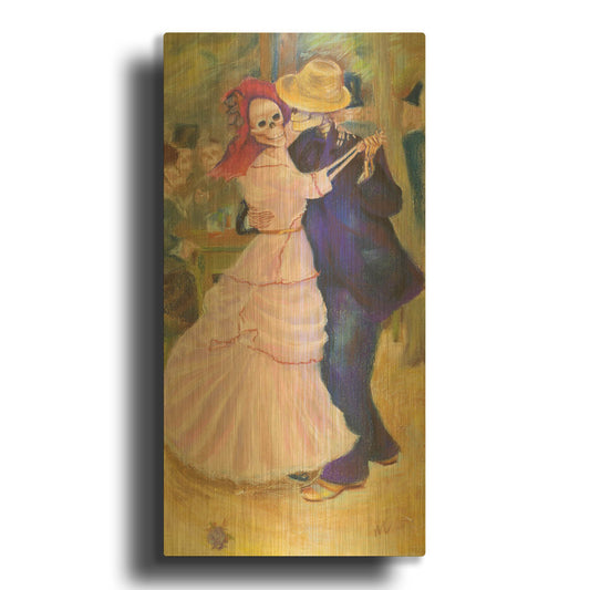 'Skelly Dance At Bougival' By Marie Marfia Fine Art Gold Metal Wall Art