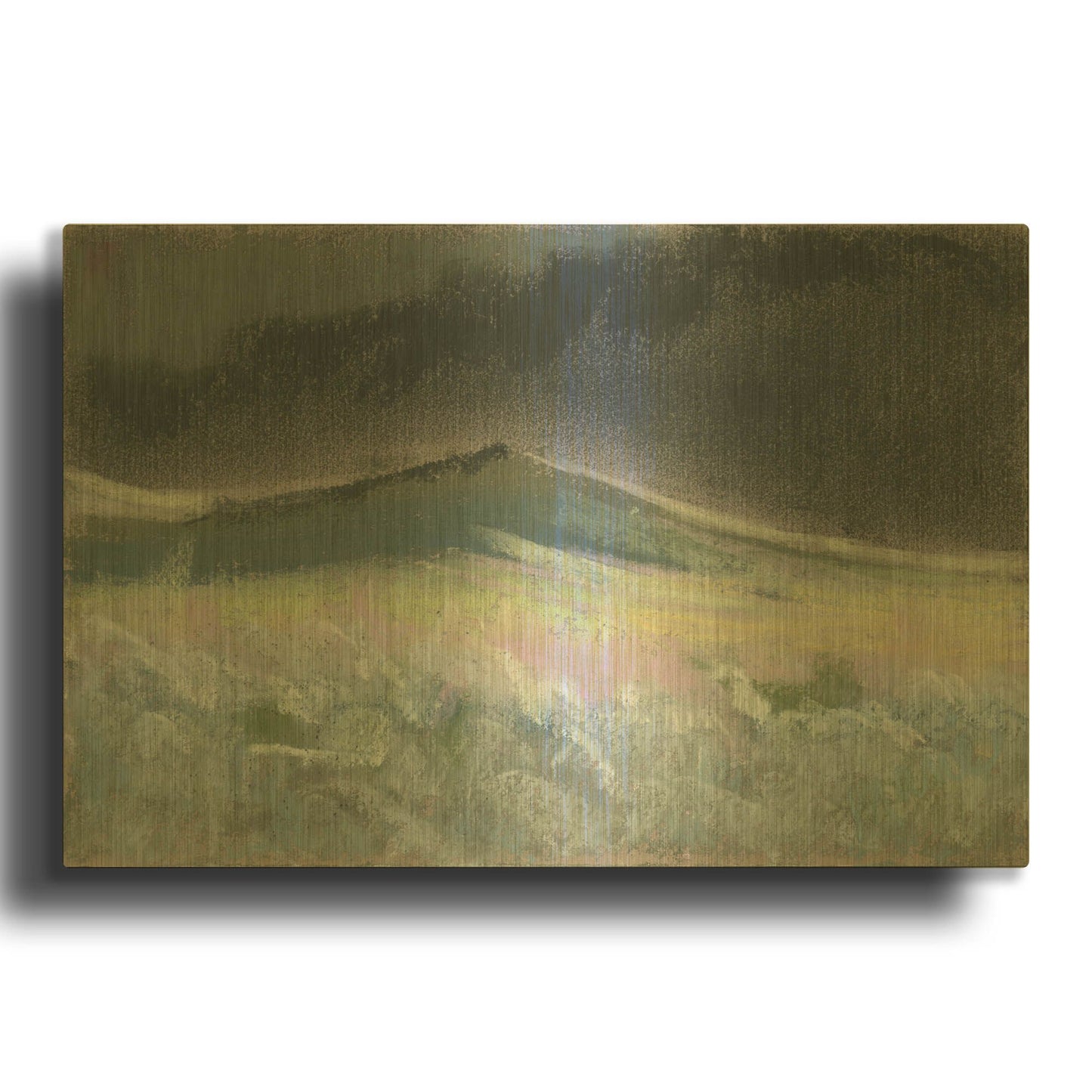 'Wave Portrait No. 28' By Marie Marfia Fine Art Gold Metal Wall Art